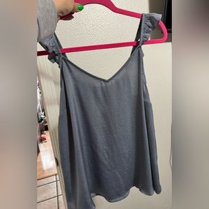 Lauren Conrad tank top with ruffle sleeve